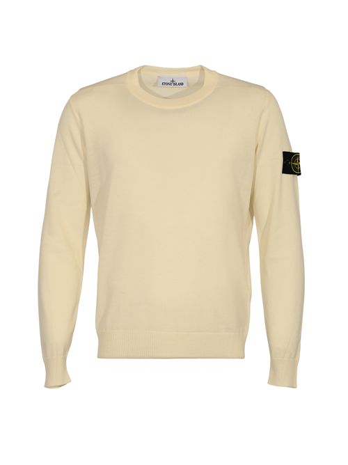 Maglione 5100071 in pura lana RWS Ivory STONE ISLAND | 5100071S00C4V0093